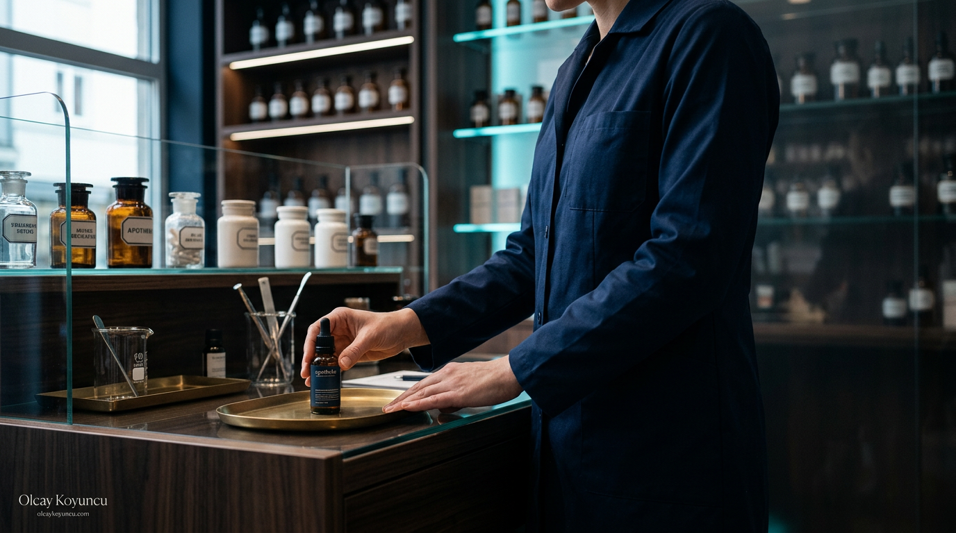 Apotheke: professional online presence with trust-building industry details