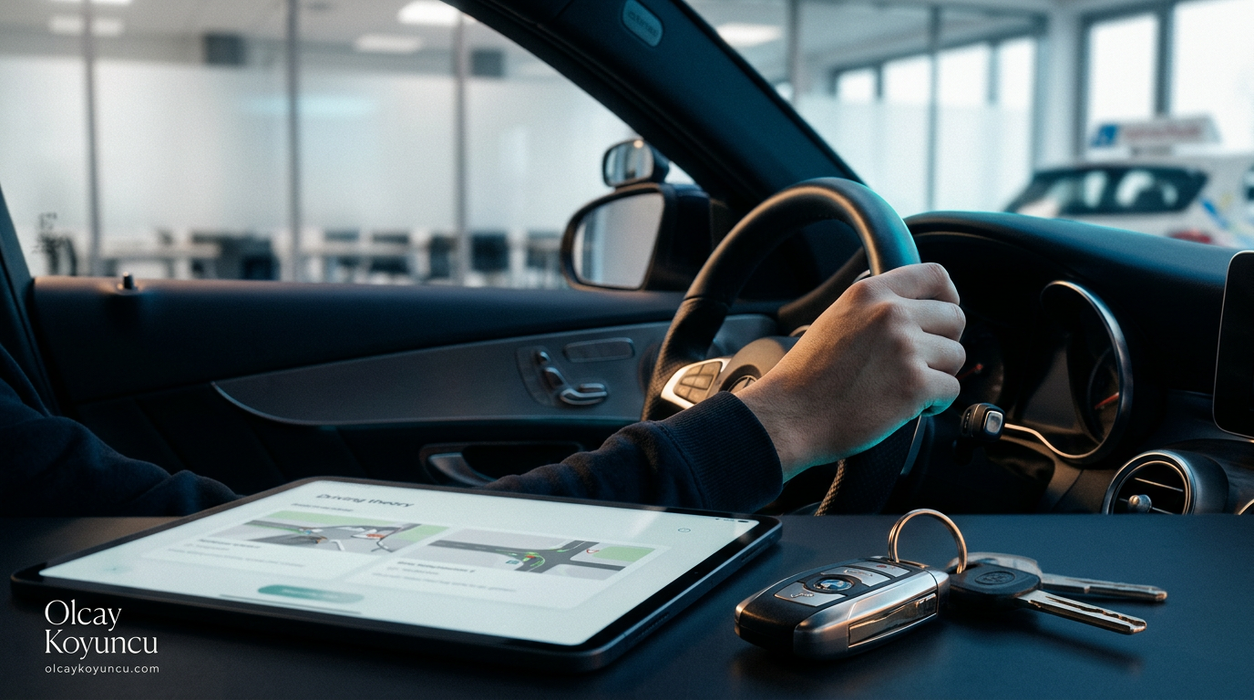 Fahrschule: professionelle Online-Präsenz mit vertrauensbildenden Branchenelementen