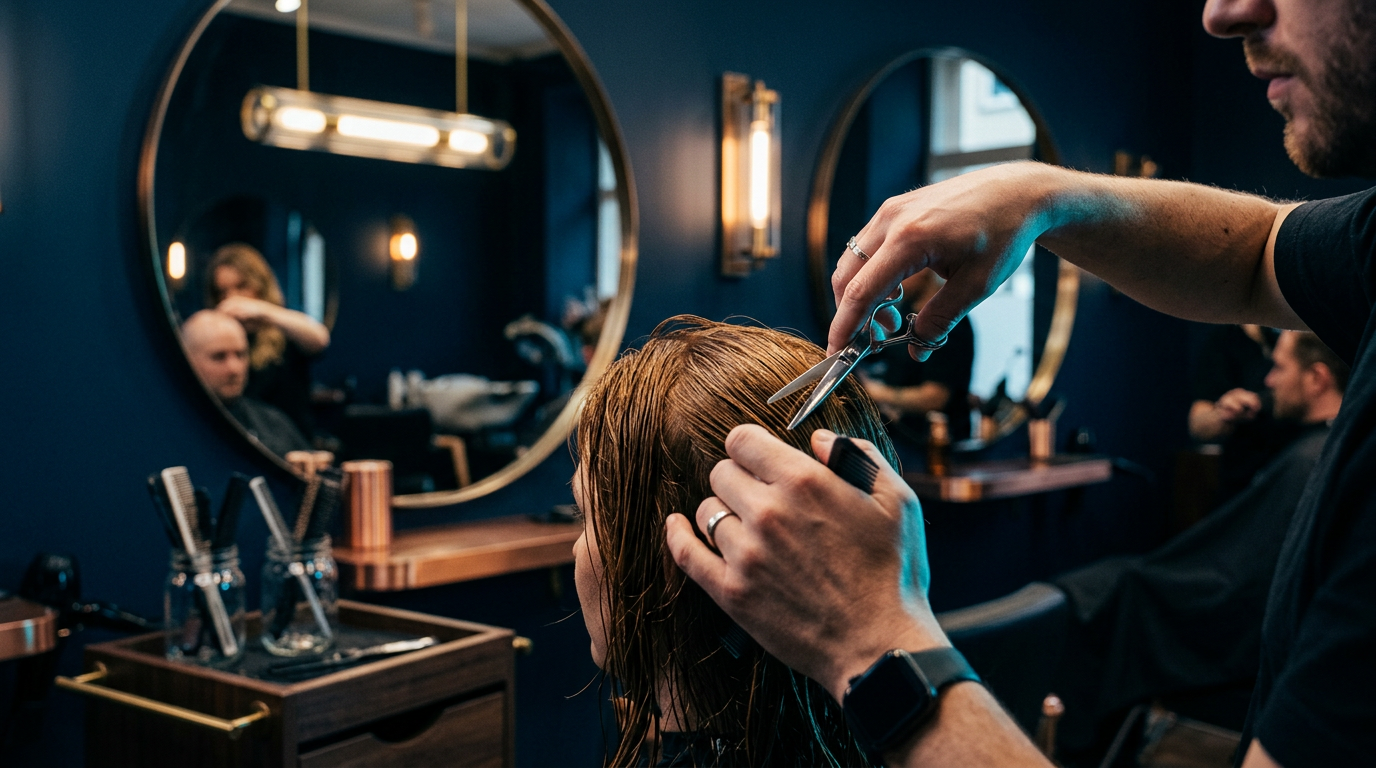 Friseur: digitaler Workflow mit Anfrage, Beratung und Umsetzung