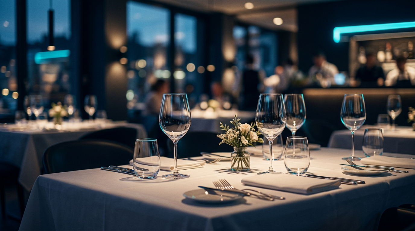 restaurants: professional online presence with trust-building industry details